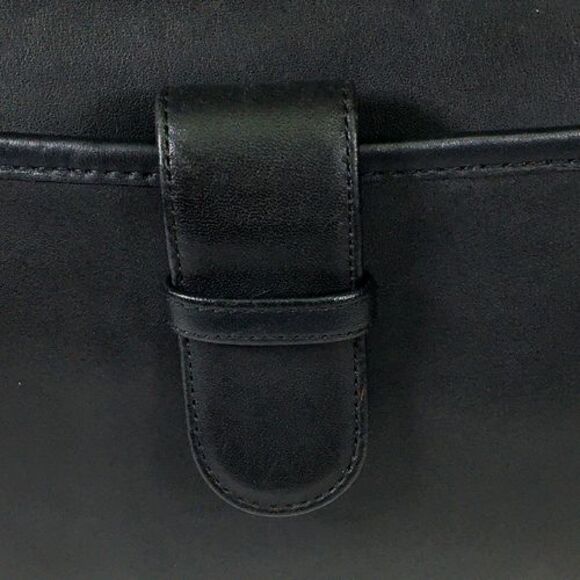 Vintage Coach Brighton Black Leather Crossbody Shoulder Bag Purse 9895 Made USA - Picture 14 of 16